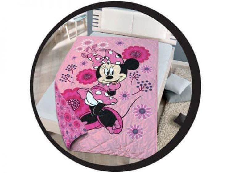 Picture of 9239 MINNIE MOUSE QUILT BEDSPREAD 140 X 200 CM